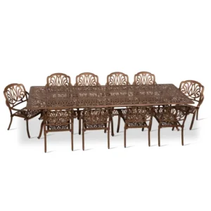 10 seater protea with 320cm x 110cm elizabeth table (rectangle)