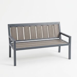 Garden Bench Dark Grey